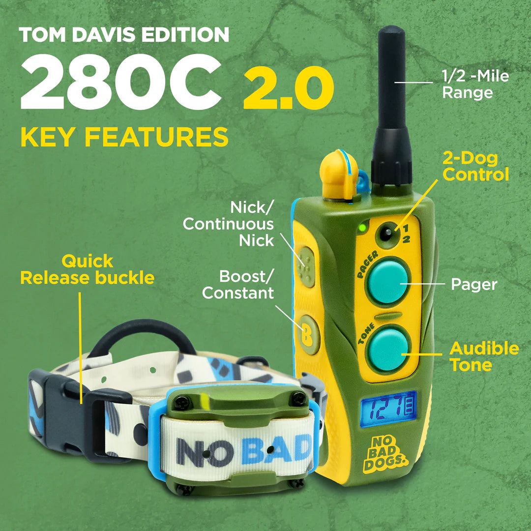 Dogtra 280C — Tom Davis Edition 2.0 – No Bad Dogs Official