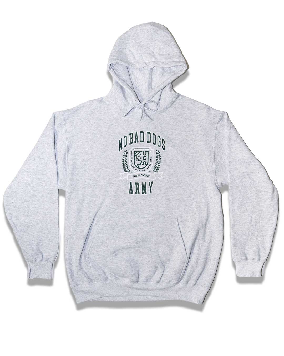 College No Bad Dogs Army Hoodie