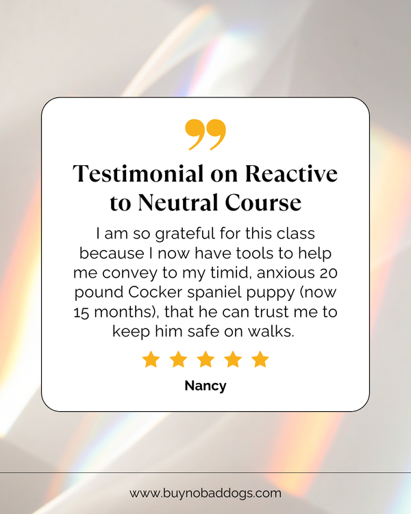 Reactive to Neutral Course